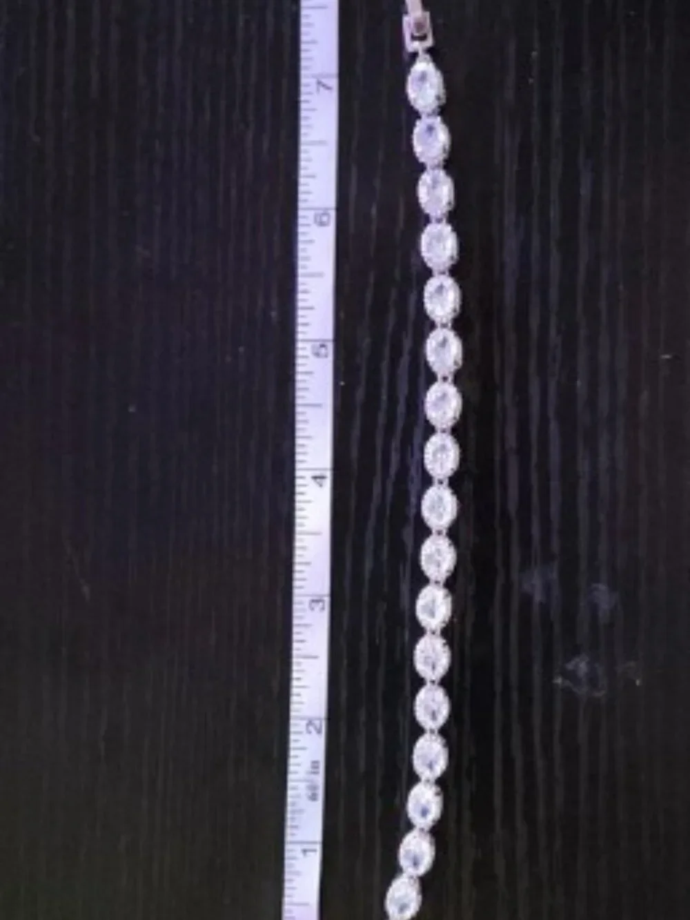 Silver Crystal Tennis Bracelet - Elegant Women’s Jewelry